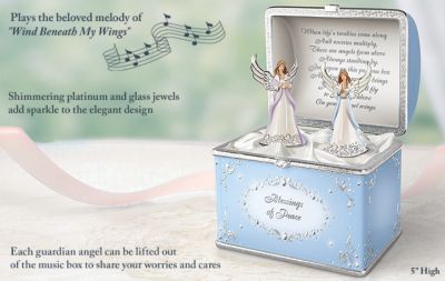 Click here to buy Blessings Of Peace Guardian Angel Musical Worry Box by Ardleigh Elliott.