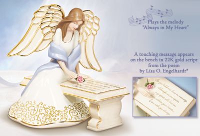 With You Always Collectible Porcelain Angel Figurine - Collectible Porcelain Angel Figurine! Exclusive Limited-edition Keepsake or Sympathy Gift to Honor a Loved Ones Memory!