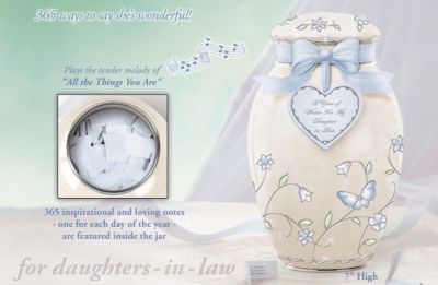 Click here to buy A Year Of Wishes Gift For My Daughter-in-Law Porcelain... by Ardleigh Elliott.