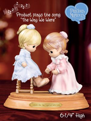 Ardleigh Elliott Precious Moments Sisters Are Tied Together With Love Music Box: Keepsake Gift