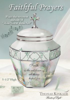 Ardleigh Elliott Thomas Kinkade Faithful Prayers Musical Prayer Box: Religious Music Box Gift