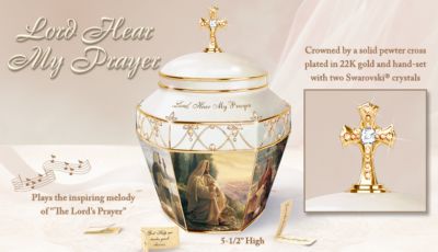 Lord, Hear My Prayer Musical Prayer Box: Christian Religious Gift - Exclusive Jesus Christ Art Prayer Music Box Showcases Greg Olsens Religious Art! Limited-edition Christian Religious Gift