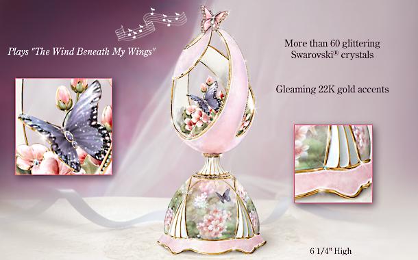 Click here to buy Lena Liu Silken Wings Butterfly Art Musical Egg by Ardleigh Elliott.