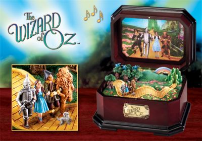 Follow The Yellow Brick Road Music Box - Wizard of Oz Exclusive Limited-Edition Collectible Music Box Brings Dorothy, Scarecrow, Tin Man, and Cowardly Lion to Life!