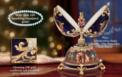 The Russian Nutcracker Musical Egg