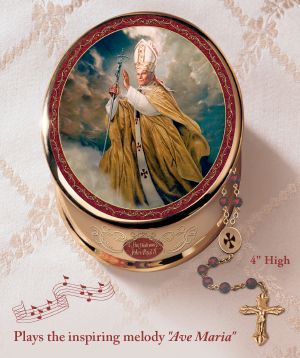 Ardleigh Elliott His Holiness Pope John Paul II Music Box
