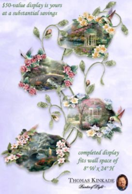 The Bradford Exchange Thomas Kinkade Gardens Of Serenity Trellis Collection