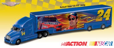 Click here to buy 1:64 #24&reg; Jeff Gordon NASCAR&reg; Hauler by The Hamilton Collection.
