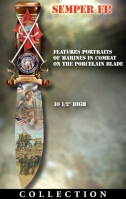 Click here to buy Spirit Of The Corps USMC Collectible Knife Replica... by The Bradford Exchange.