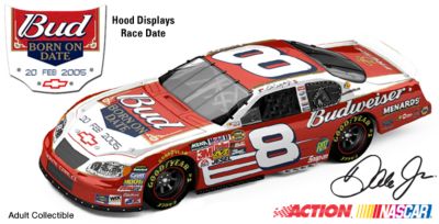 Click here to buy 1:24 Dale Earnhardt, Jr. Budweiser/ Born On Date "20... by The Hamilton Collection.