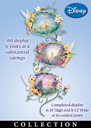 The Bradford Exchange Treasures Of Tinker Bell Collectible Wall Decor Collection