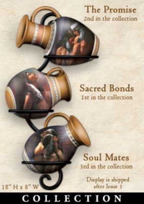 The Bradford Exchange Souls Embrace Stoneware Water Jar Wall Decor Collection