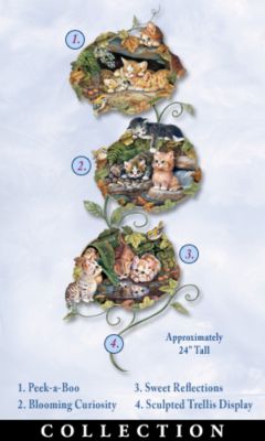 The Bradford Exchange Hugs 'N Kittens Wall Decor Collector Plate Collection