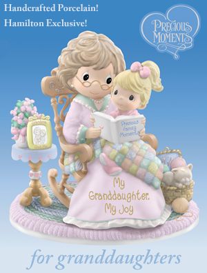 The Hamilton Collection Precious Moments&reg; My Granddaughter, My Joy Figurine Gift For Granddaughter