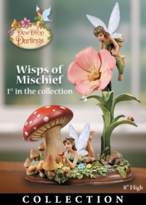 Click here to buy Collectible Butterfly Faerie Figurines by The Bradford Exchange.