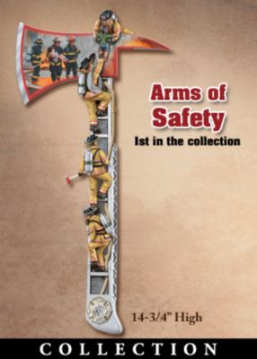 The Bradford Exchange Heroes At Hand Collectible Fireman's Axe Replica Wall Decor Collection