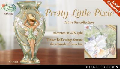 Click here to buy Disney Tinker Bell Treasures Lena Liu Vase Collection by The Bradford Exchange.
