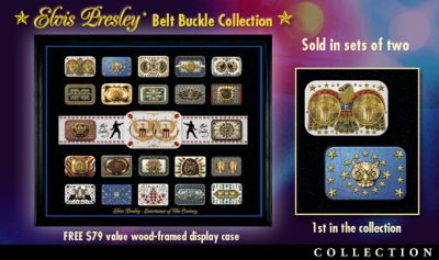 Elvis Presley Belt Buckle Collection