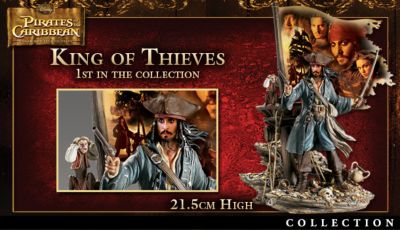 Pirates Of The Caribbean Swashbucklers Figurine Collection - Thrilling Pirates of the Caribbean Figurine Collection! Relive the Daring Exploits of Captain Jack, Davy Jones and More