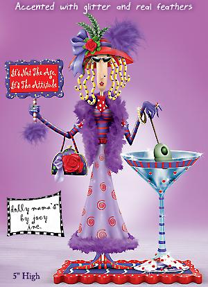 The Hamilton Collection It's Not The Age, It's The Attitude Lady Figurine