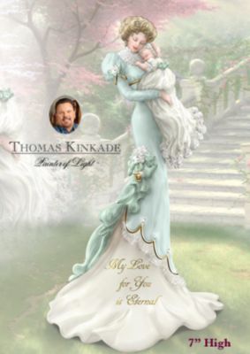 The Hamilton Collection Thomas Kinkade My Love For You Is Eternal Collectible Mother And Child Figurine