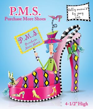 The Hamilton Collection P.M.S. - Purchase More Shoes Collectible Dolly Mama's Figurine