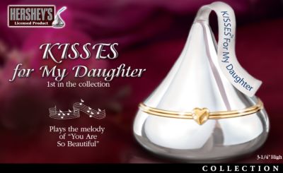 HERSHEYS KISSES Heirloom Porcelain Music Box Collection - Exclusive Limited-edition HERSHEY®S KISSES® Collectibles! Gleaming Heirloom Porcelain® Music Box Collection