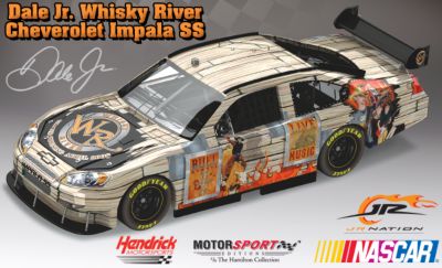 Dale Earnhardt Jr. Whiskey River Chevy Impala Diecast Car