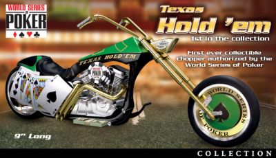 World Series Of Poker Chopper Figurine Collection - First-Ever World Series of Poker&reg; Chopper Figurine Collection! Handcrafted Collectibles Celebrating Popular Card Games!