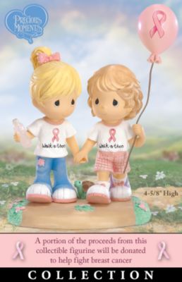 Click here to buy Precious Moments Best Of Friends Breast Cancer Charity... by The Hamilton Collection.