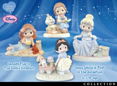 Precious Moments Collectible Disney Princesses Figurine Collection - Darling Disney Princesses Make This Porcelain Precious Moments® Collectible Figurine Collection A Dream Come True!