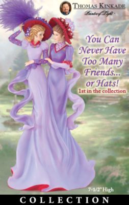 The Hamilton Collection Thomas Kinkade Elegant Friends Figurine Collection