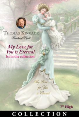 The Hamilton Collection Thomas Kinkade Mother And Child Collectible Figurine Collection
