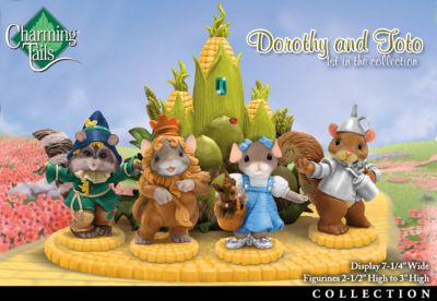 Charming Tails Wizard Of Oz Figurine Collection: Collectible Wizard Of Oz Memorabilia - First-Ever Charming Tails® Wizard of Oz Figurines Collection Puts a Charming Twist on an Enchanting Tale!