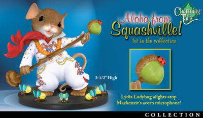Click here to buy Charming Tails Viva Las Squashville Elvis Figurine... by The Hamilton Collection.