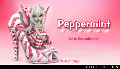 Jasmine Becket-Griffiths Eye Candy Shoe Fairies Figurine Collection - Exclusive First-Ever Shoe Fairy Figurine Collection from Fantasy Artist Jasmine-Becket Griffith! Featuring Yummy Candy Themes