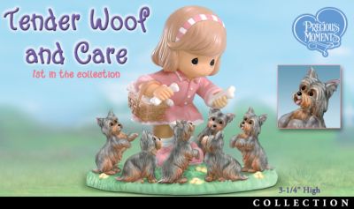 Click here to buy Precious Moments Yorkie Lover Figurine Collection by The Hamilton Collection.