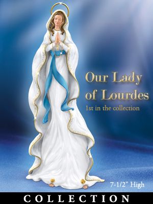 The Hamilton Collection Visions Of Mary Religious Figurine Collection