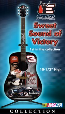 Click here to buy Dale Earnhardt 7-Time Champion Sculptural Guitar Figurine... by The Hamilton Collection.