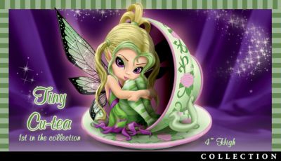 Tiny Treasures Teacup Fairies Fantasy Art Figurine Collection - Exclusive Fantasy Art Teacup Fairy Figurine Collection a First-Ever by Jasmine Becket-Griffith Brings Magical World to Life!