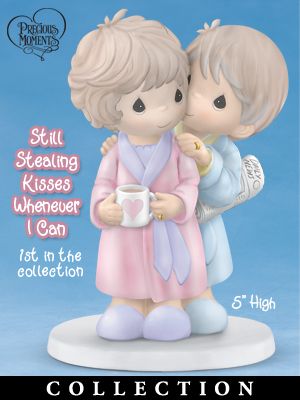 Click here to buy Precious Moments Golden Years Of Love Figurine Collection by The Hamilton Collection.