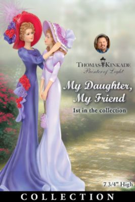 The Hamilton Collection Thomas Kinkade My Daughter, Now My Friend Figurine Collection