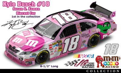 Click here to buy Kyle Busch #18 Champion Diecast Car Collection by The Hamilton Collection.