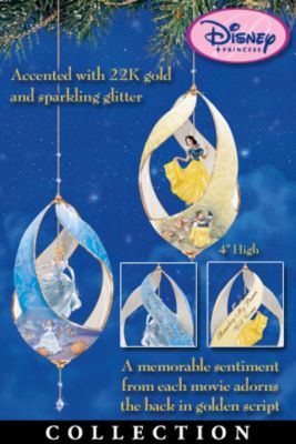 Disney Princess Dreams Ornament Collection: Set of Two