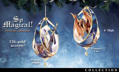 Mystic Realm Ornaments Collection: Set of Two