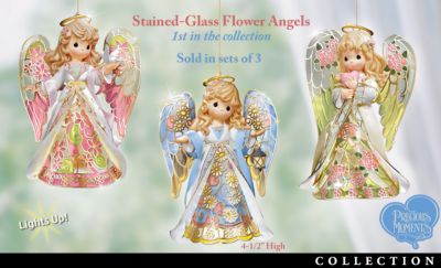 Precious Moments Reflections Of Faith Lighted Angel Ornament Collection - Precious Moments&reg; Angel Christmas Ornament Collection Fills Your Home with the Light of Loving, Caring and Sharing!