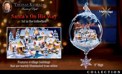 Thomas Kinkade Crystal Visions Ornament Collection