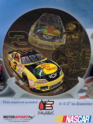 The Hamilton Collection Dale Earnhardt Bass Pro Shops Collector Plate: Hooked Up