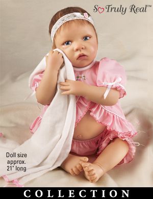 Click here to buy Reluctant Little Sleepyheads So Truly Real Lifelike Baby... by The Ashton-Drake Galleries.