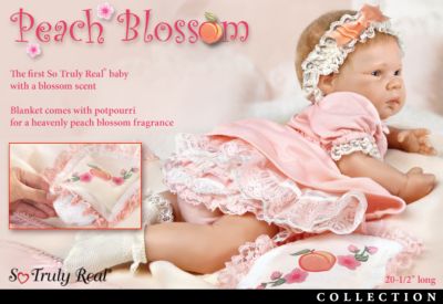 Click here to buy Baby Blossoms Scented Baby Doll Collection by The Ashton-Drake Galleries.